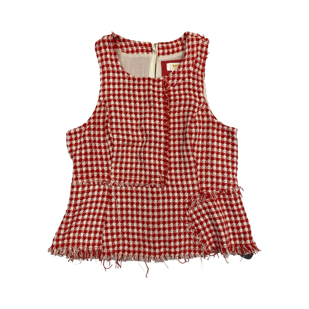 Top Sleeveless By Maeve In Red, Size:14