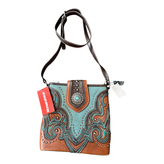 Handbag Leather By Montana West In Multi, Size:Small
