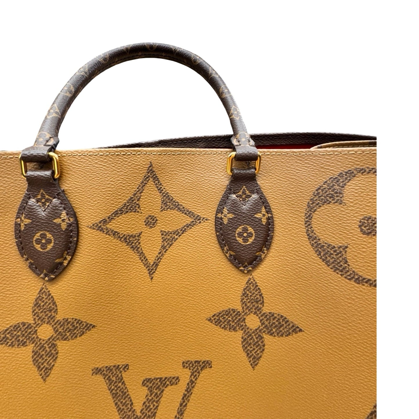 OnTheGo GM Handbag Luxury Designer By Louis Vuitton In Brown, Size:Large (GM)