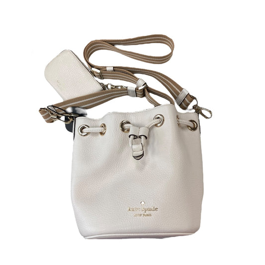Handbag Designer By Kate Spade In Cream, Size:Small