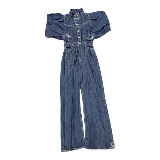 Jumpsuit By 7 For All Mankind In Blue Denim, Size:S