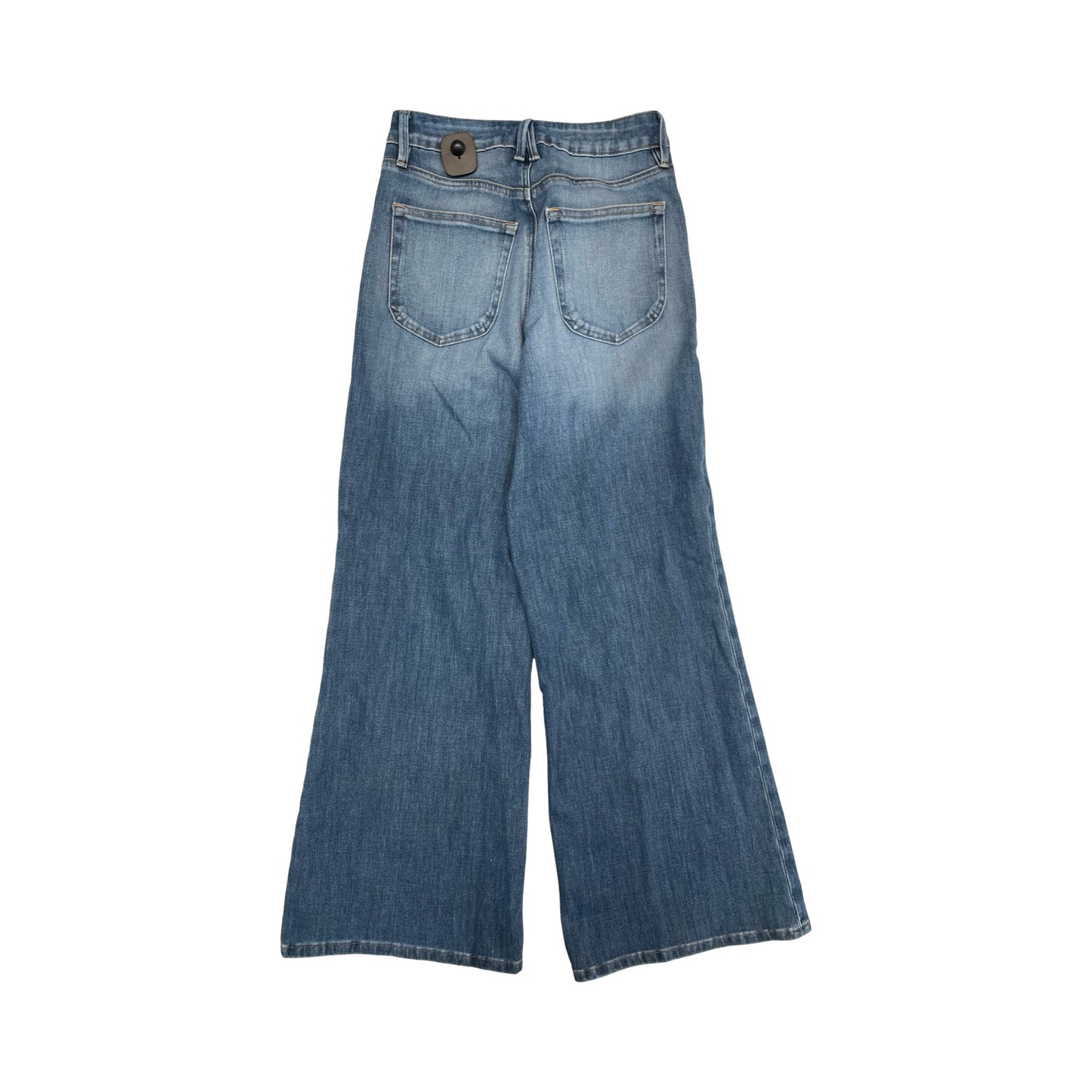 Jeans Wide Leg By Good American In Blue Denim, Size:4