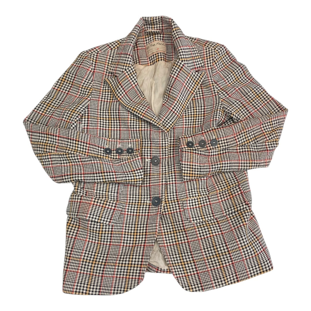 Blazer By We The Free In Plaid Pattern, Size:Xs