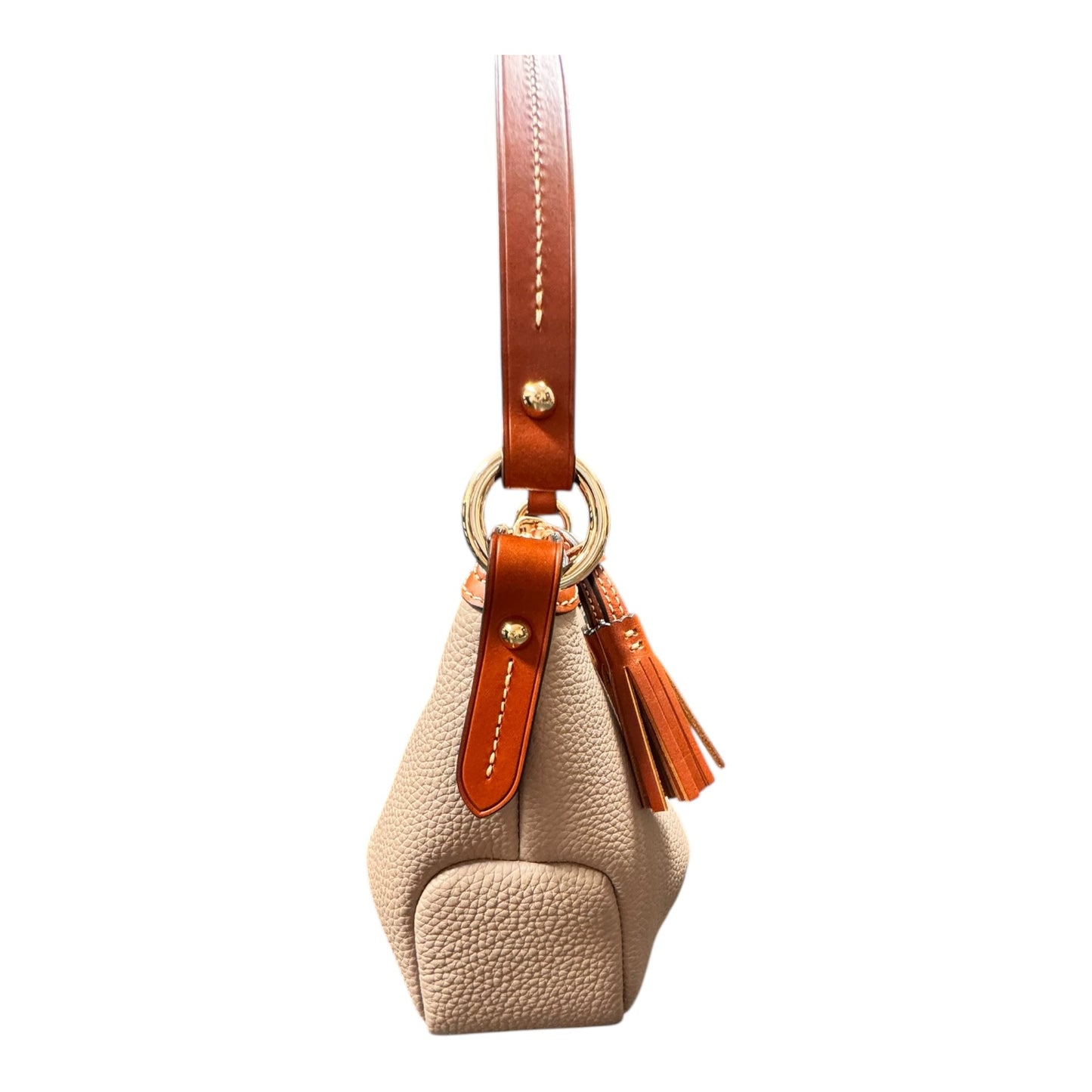 Handbag Designer By Dooney And Bourke In Taupe, Size:Medium