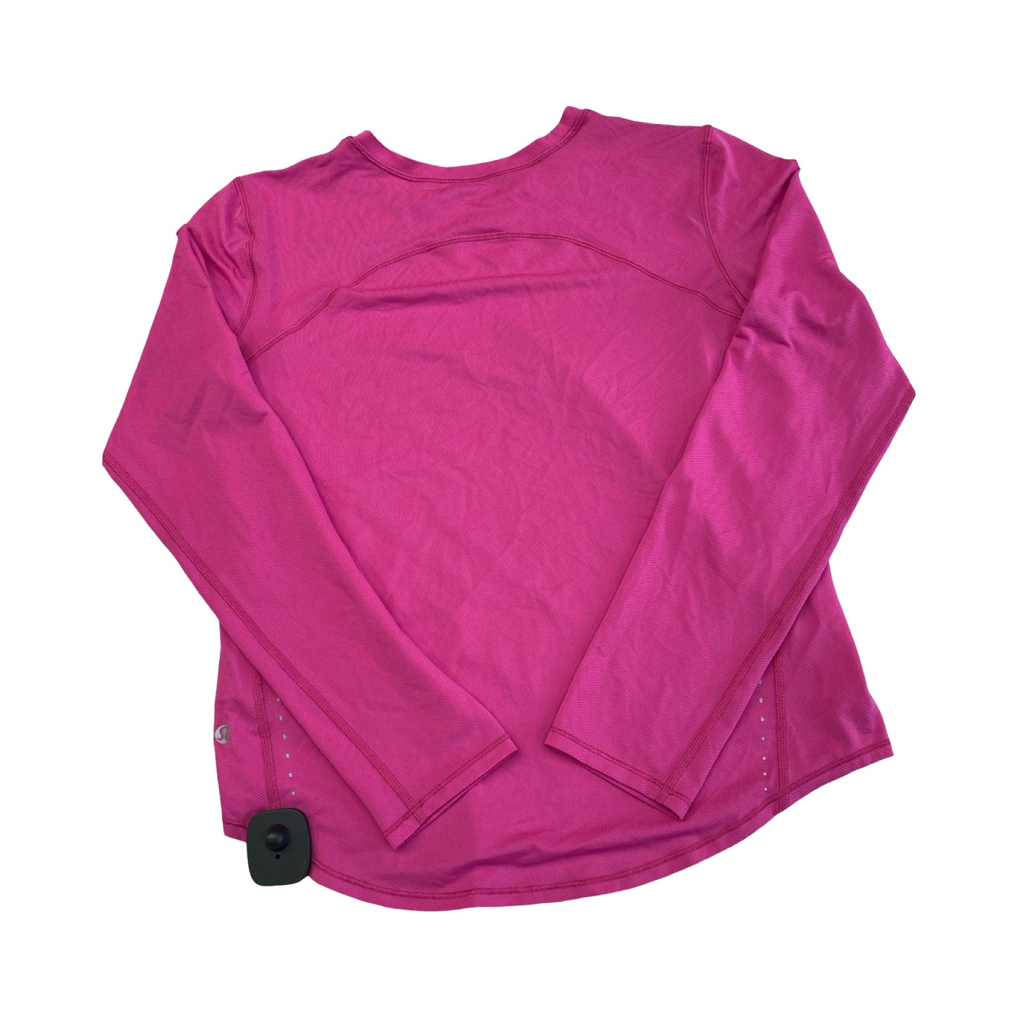 Athletic Top Ls Collar By Lululemon In Pink, Size:M
