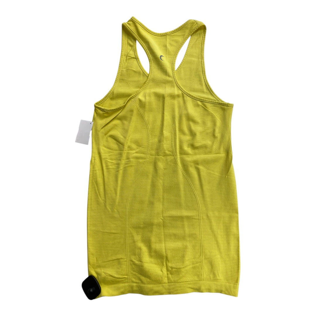 Athletic Tank Top By Zyia In Yellow, Size:Xs