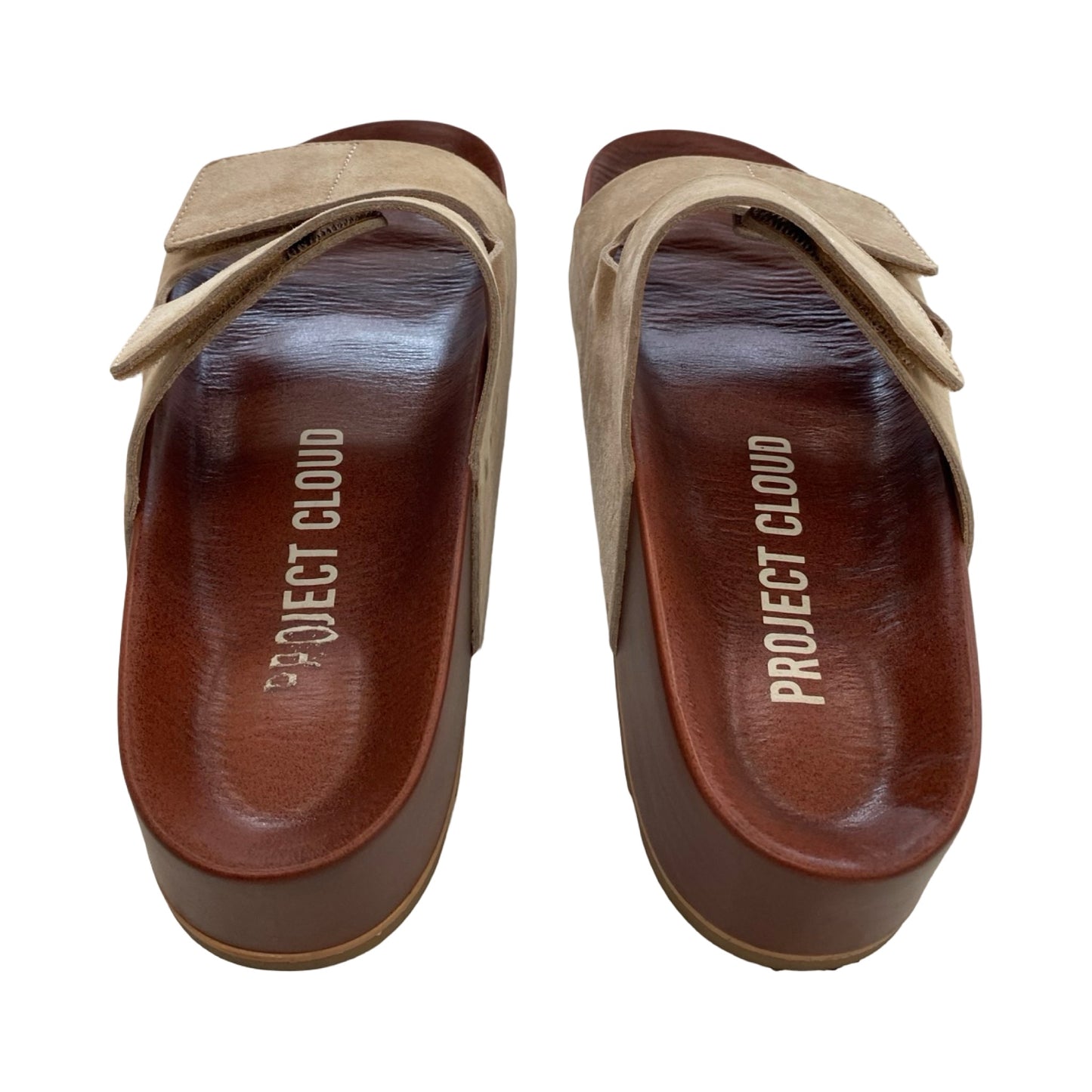 Sandals Flats By Cmc In Cream, Size:8.5
