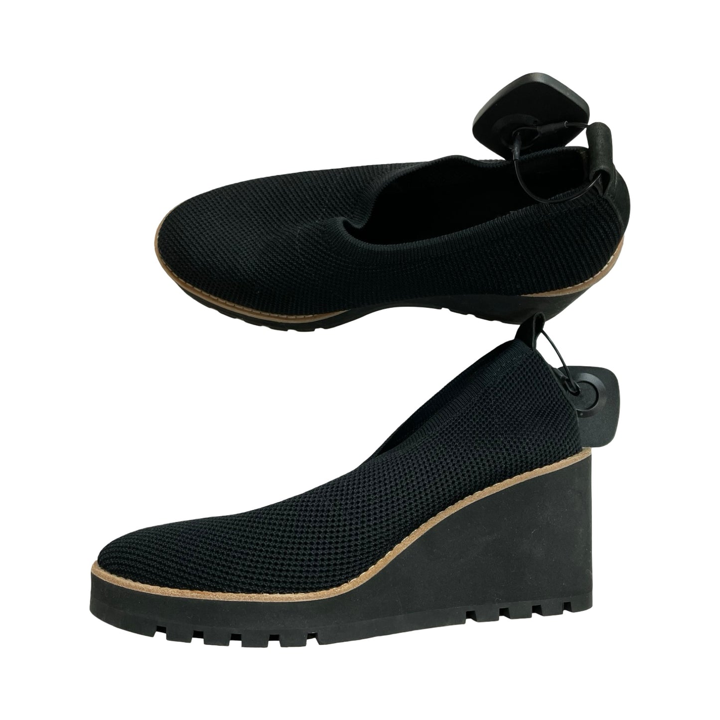 Shoes Designer By Eileen Fisher In Black, Size:9.5