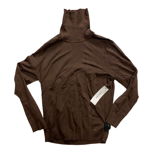 Sweater By Calvin Klein In Brown, Size:L