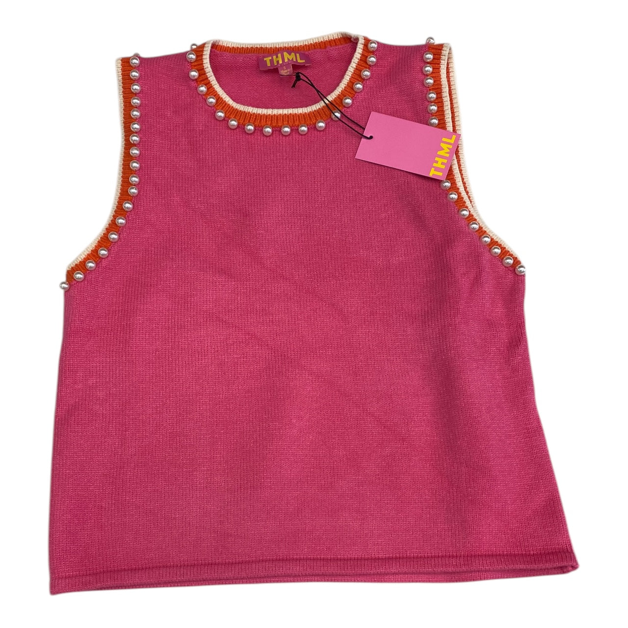 Top Sleeveless By Thml In Pink, Size:S