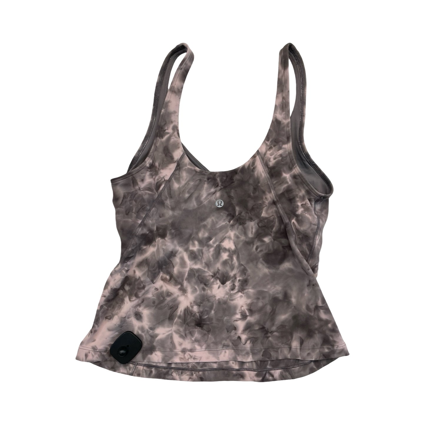 Athletic Tank Top By Lululemon In Grey & Pink, Size:8
