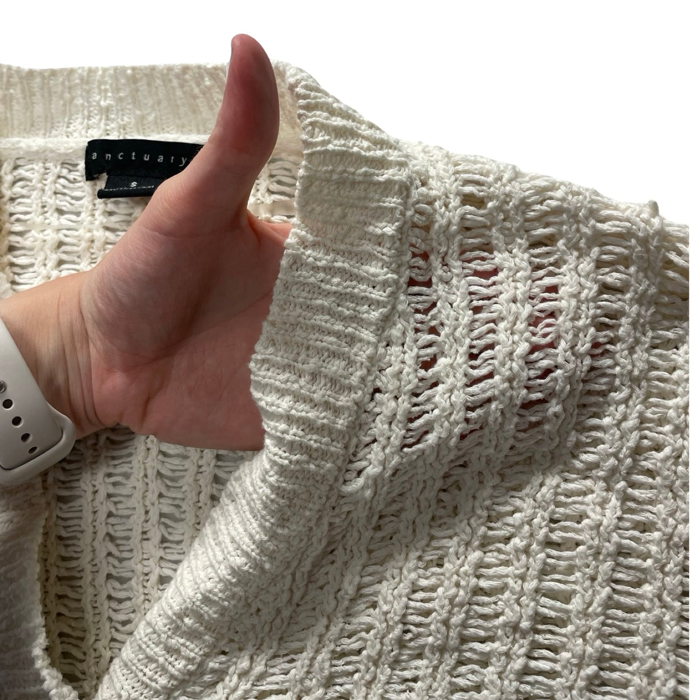 Sweater Cardigan By Sanctuary In Cream, Size:S