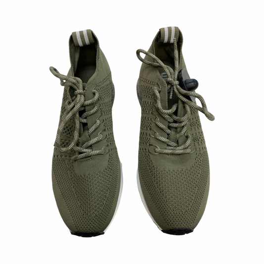 Shoes Sneakers By J Slides In Green & White, Size:8