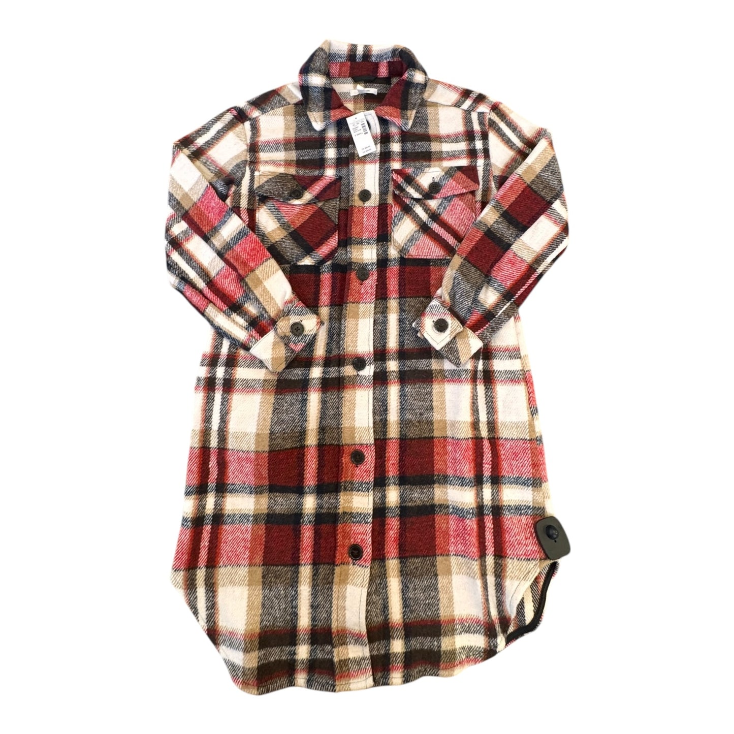 Jacket Other By Maurices In Plaid Pattern, Size:Xs