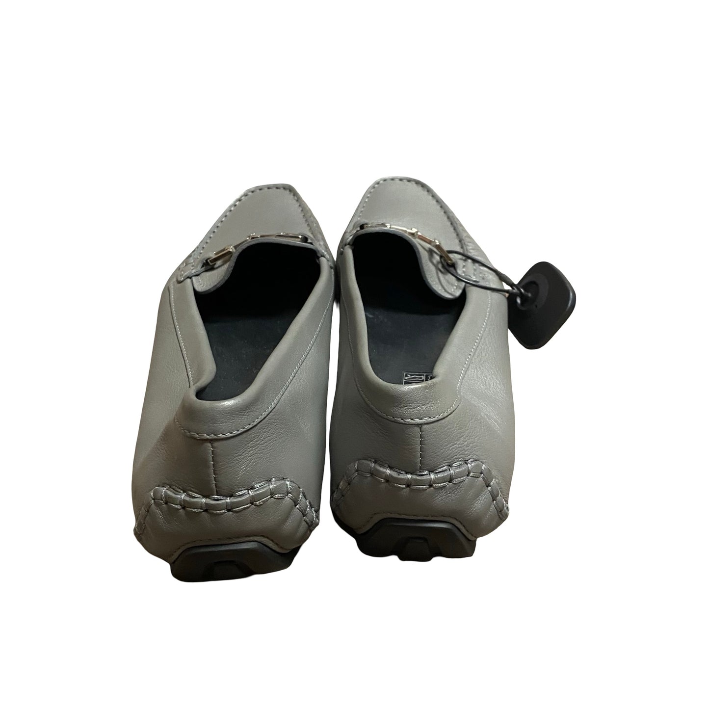 Shoes Luxury Designer By Gucci In Grey, Size:10.5