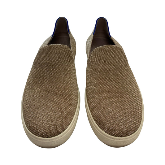 Shoes Designer By Rothys In Gold, Size:8.5