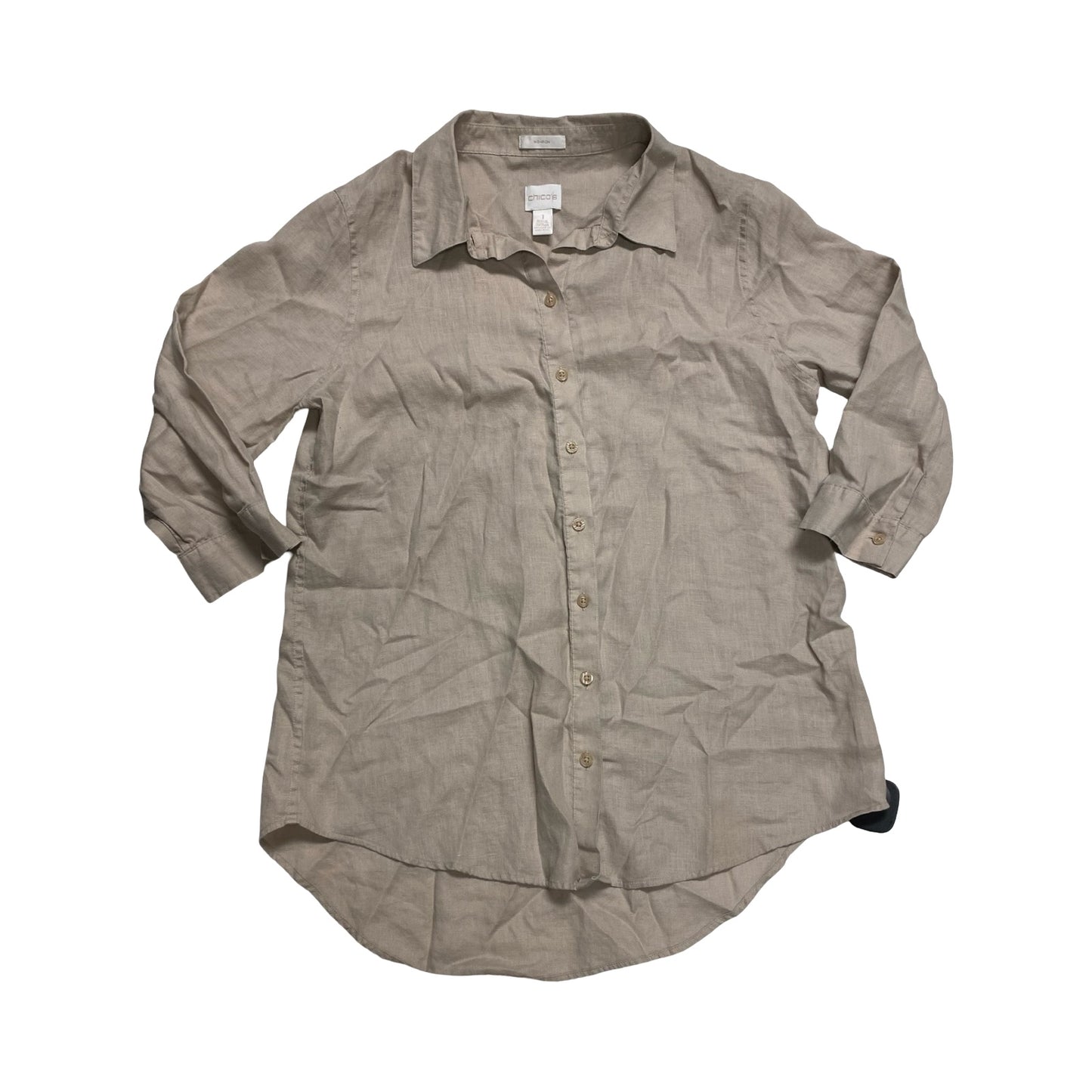 Top Ls By Chicos In Tan, Size:M