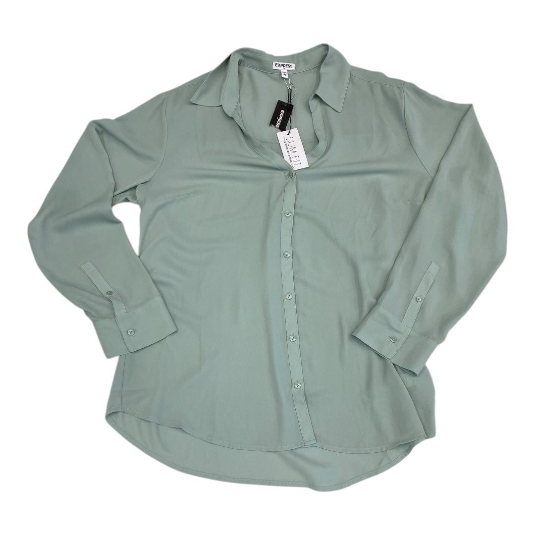 Top Ls By Express In Green, Size:Xl