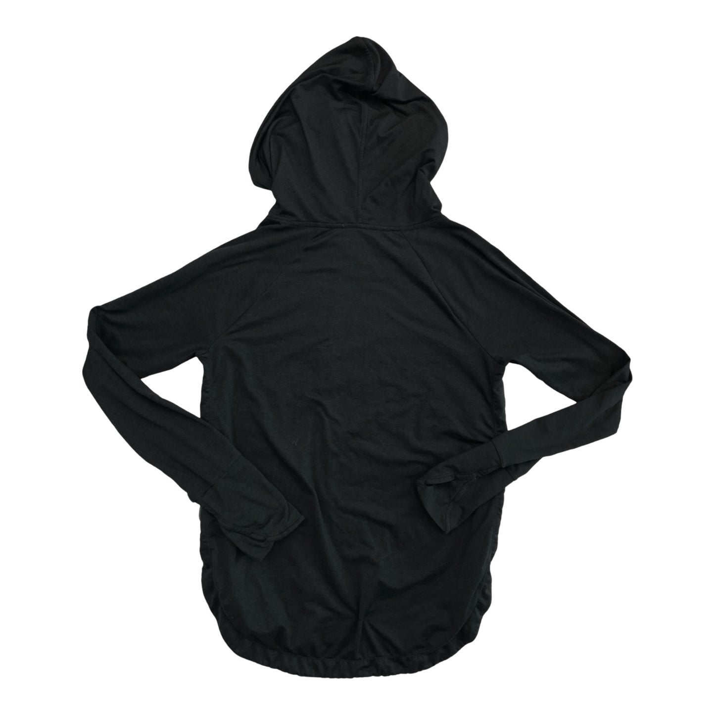 Athletic Top Ls Hoodie By Athleta In Black, Size:M