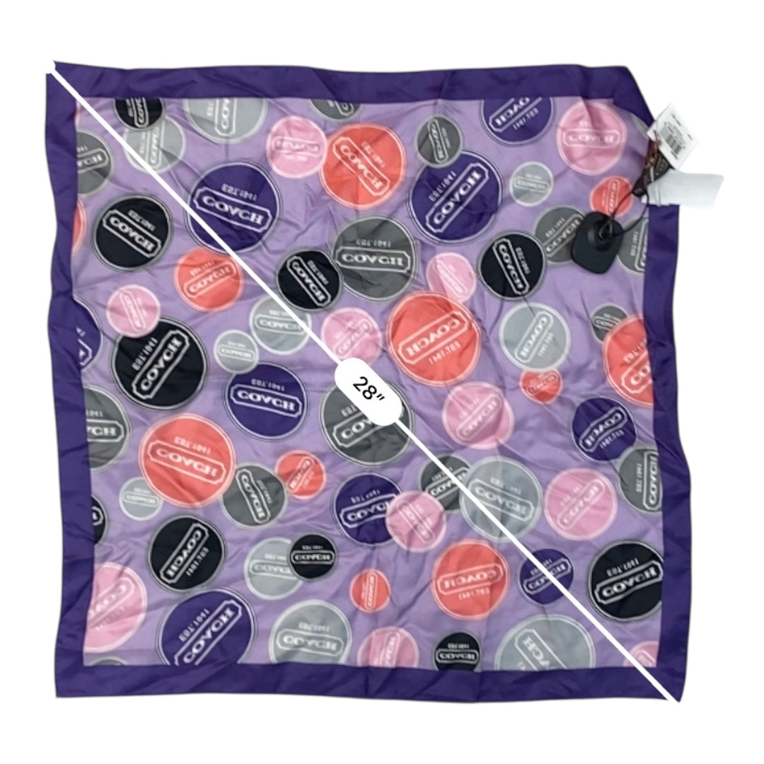 Scarf Designer By Coach In Multi