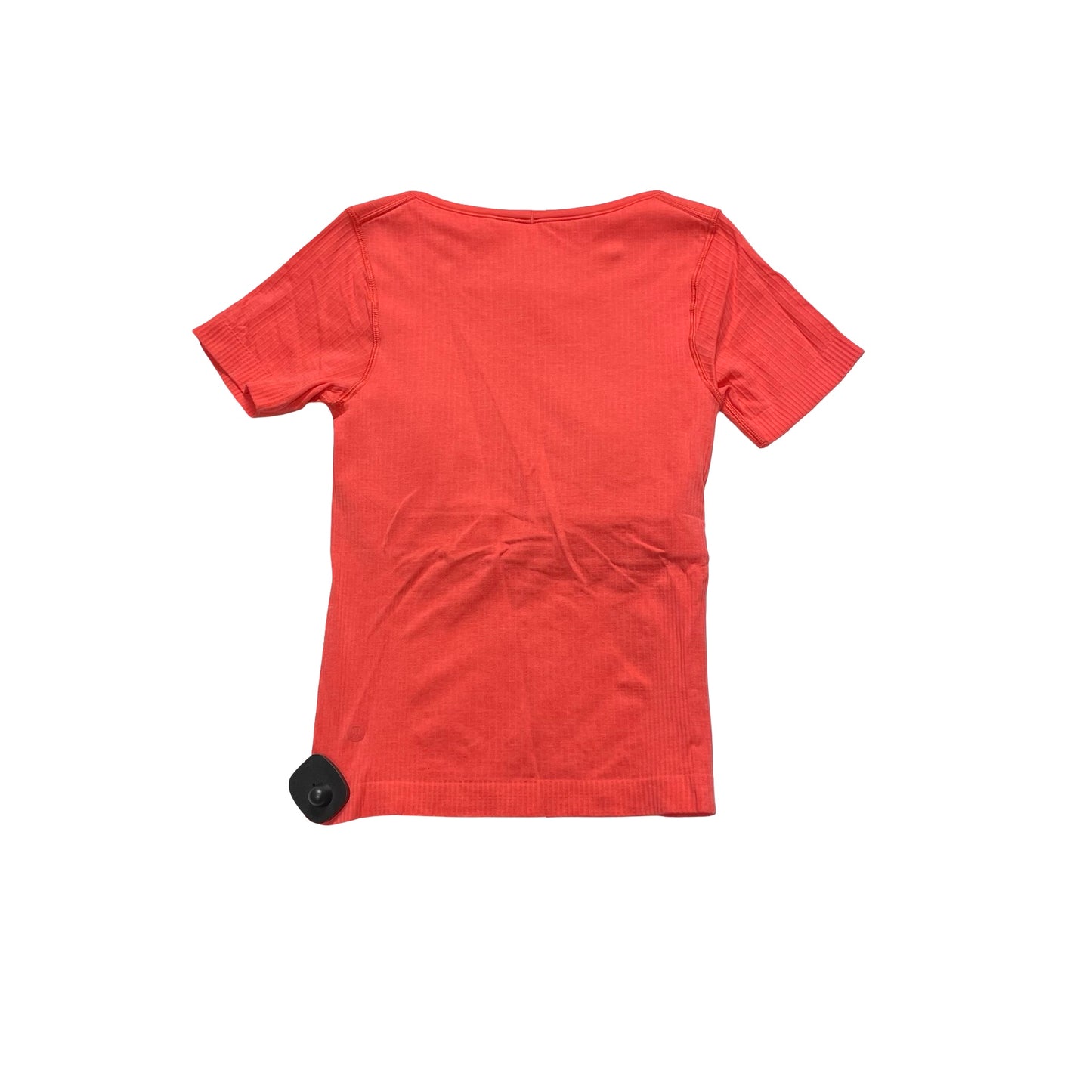 Athletic Top Ss By Lululemon In Pink, Size:4