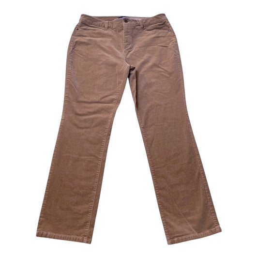 Pants Corduroy By Talbots In Brown, Size:14P