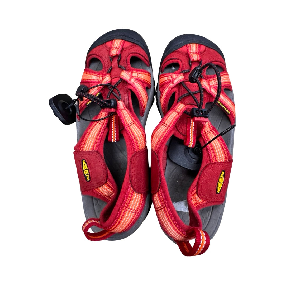 Sandals Flats By Keen In Red, Size:8.5