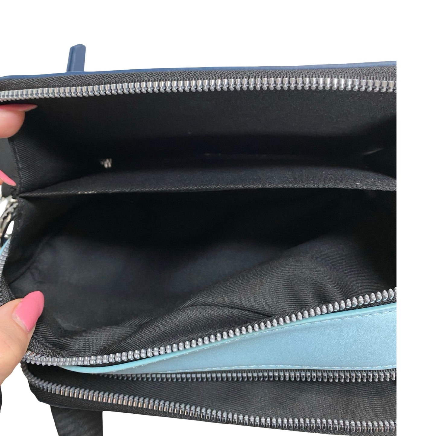 Handbag By Like Dreams In Blue, Size:Small