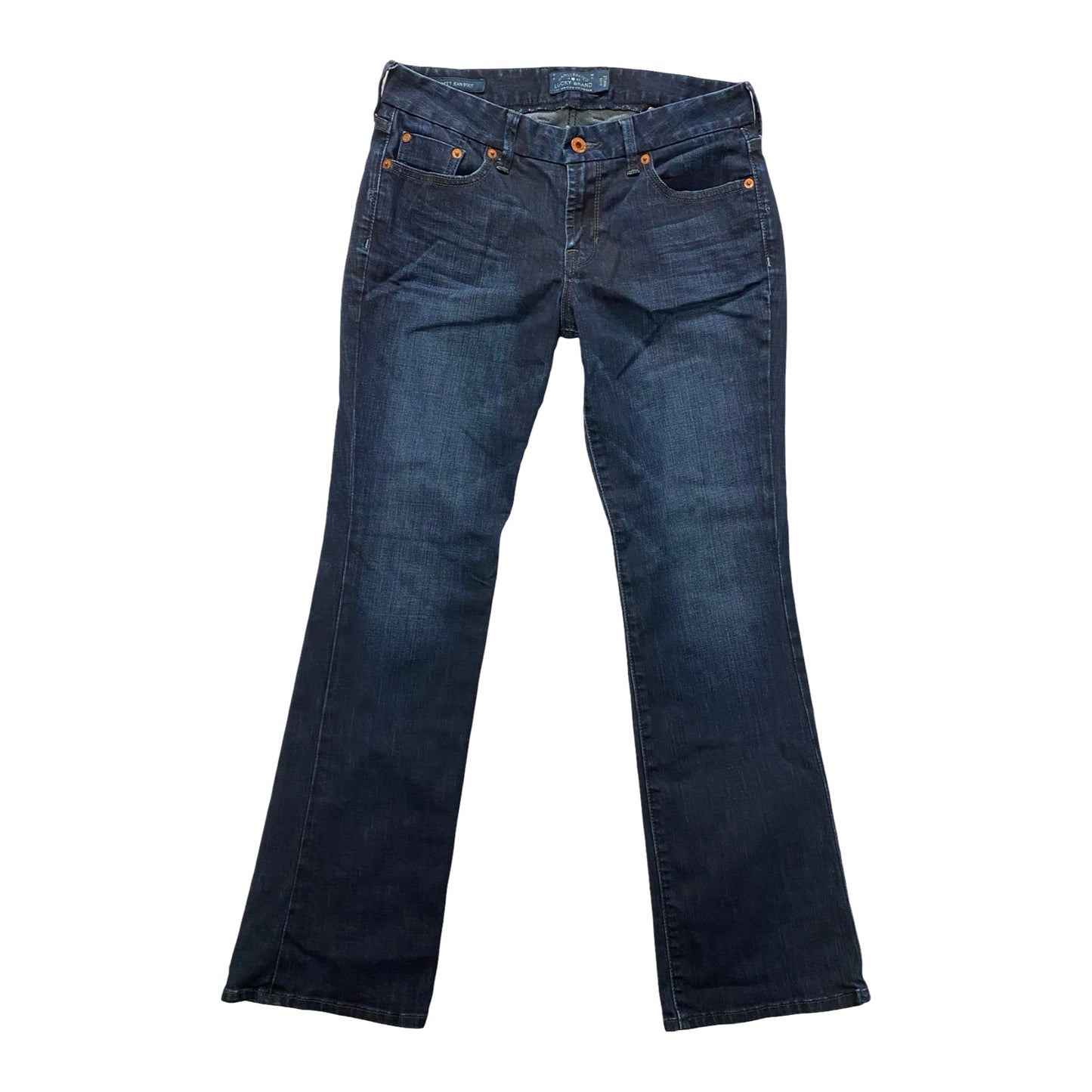 Jeans Boot Cut By Lucky Brand In Blue Denim, Size:6