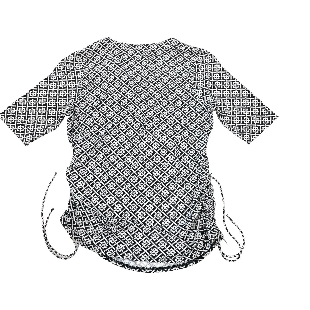 Swimwear Cover-Up By Lands End In Black & White, Size:M