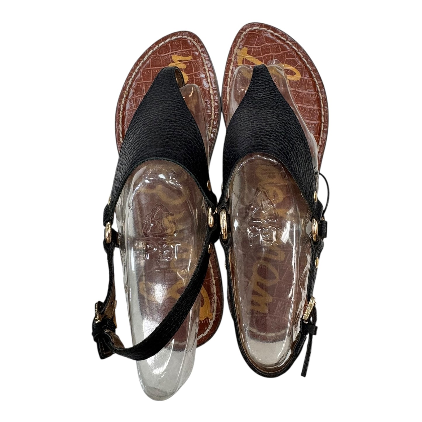 Sandals Flats By Sam Edelman In Black, Size:8.5
