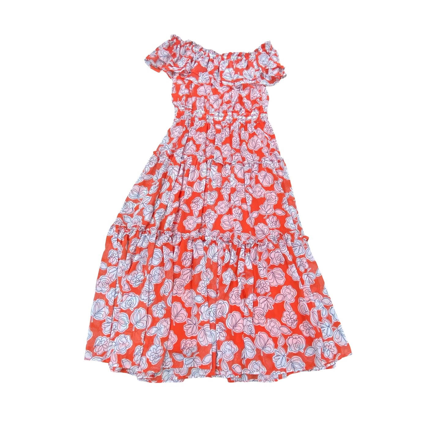 Dress Casual Maxi By Tommy Hilfiger In Multi, Size:4