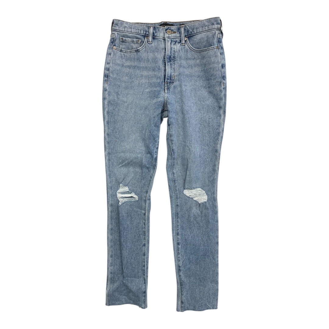 Jeans Straight By Banana Republic In Blue Denim, Size:8L