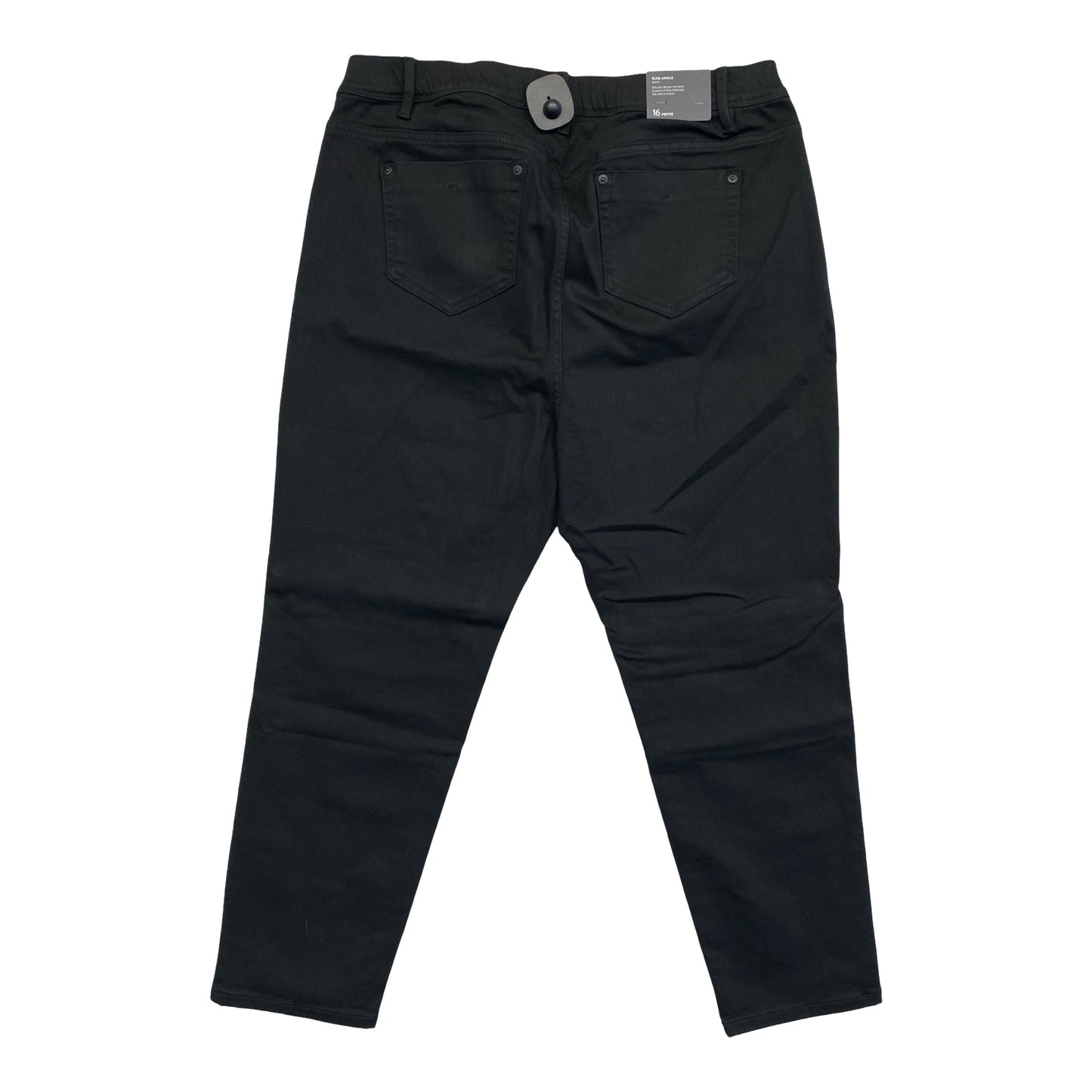 Jeans Straight By J. Jill In Black, Size:16