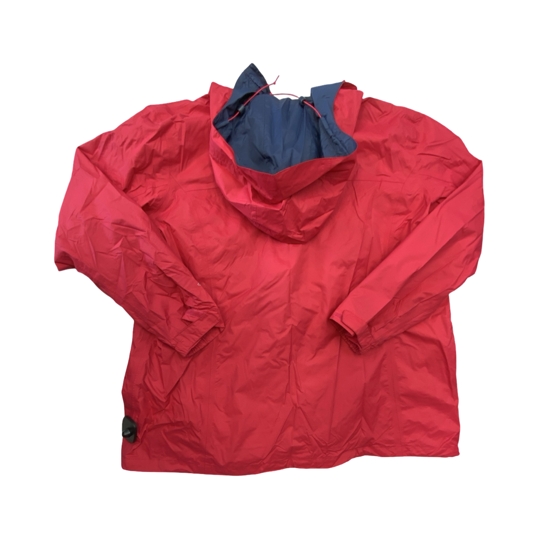 Jacket Windbreaker By Columbia In Pink, Size:2X