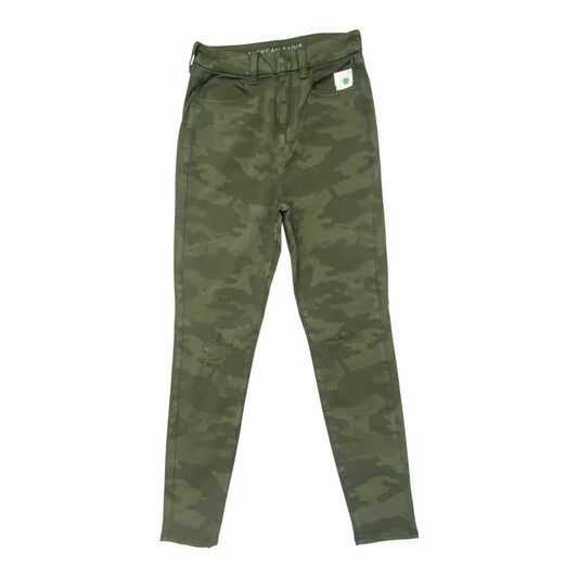 Jeans Skinny By American Eagle In Camouflage Print, Size:8