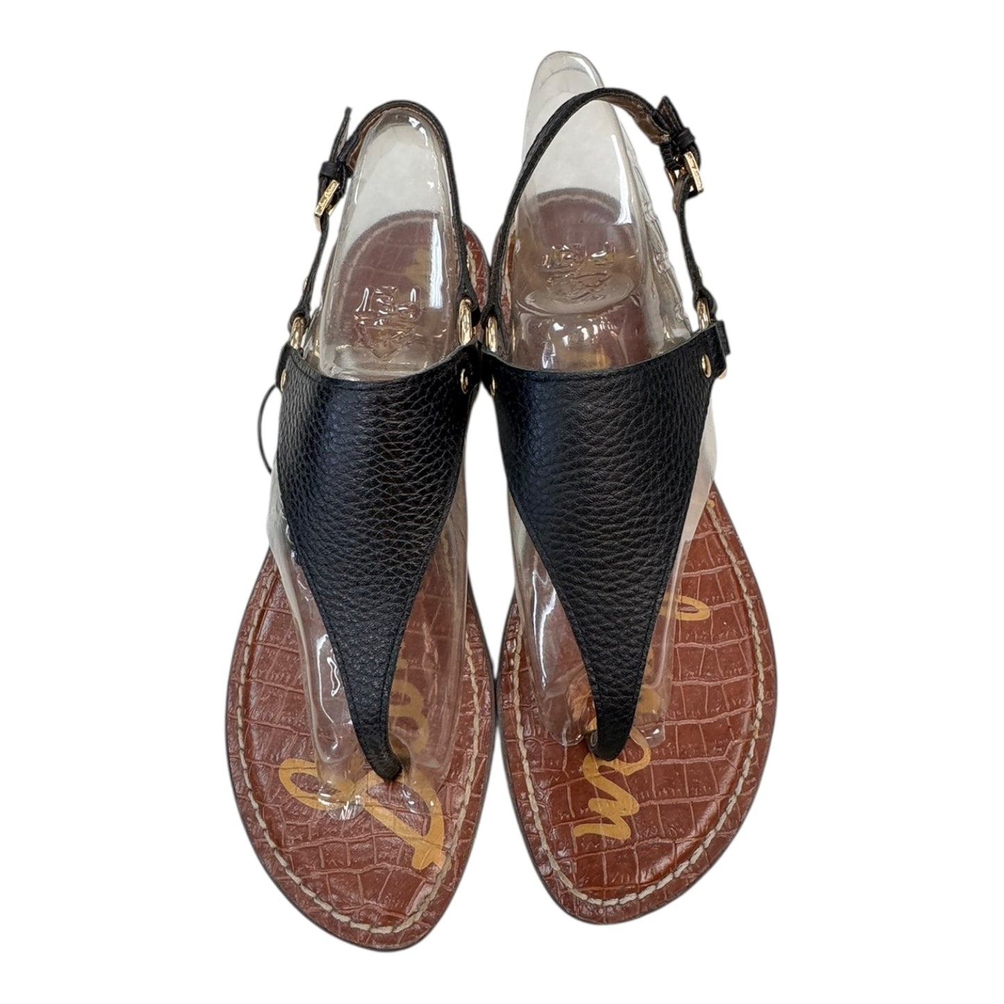 Sandals Flats By Sam Edelman In Black, Size:8.5