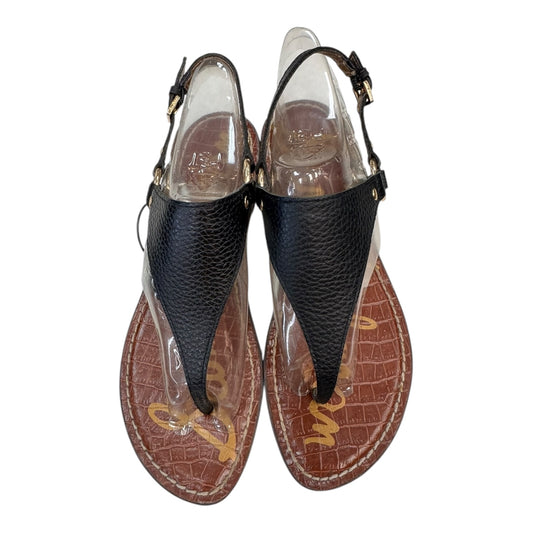 Sandals Flats By Sam Edelman In Black, Size:8.5