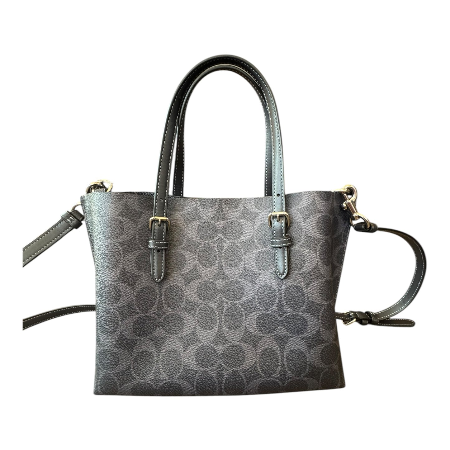 Handbag Designer By Coach In Blue & Grey, Size:Small
