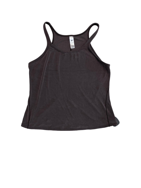 Athletic Tank Top By Lululemon In Brown, Size:L