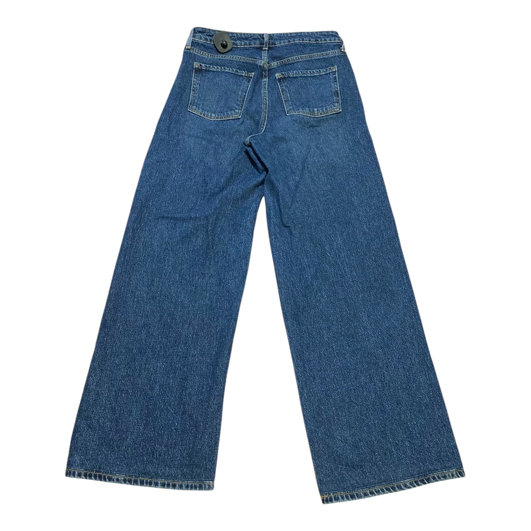 Jeans Wide Leg By Old Navy In Blue Denim, Size:4
