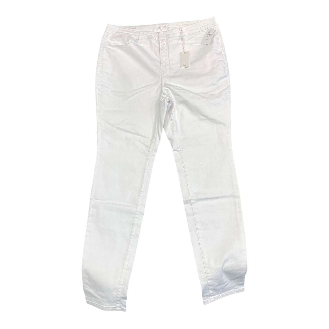 Jeans Skinny By Good American In White Denim, Size:22