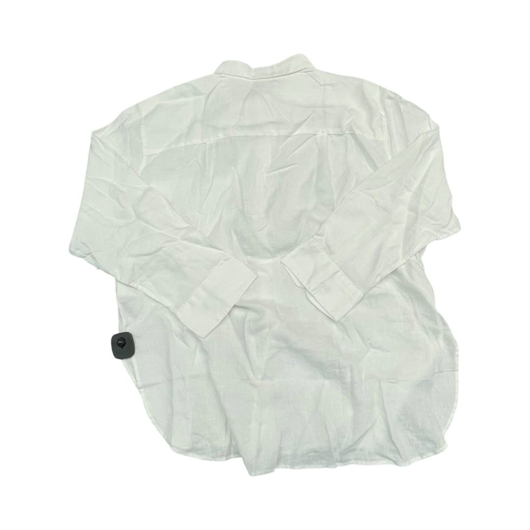 Top Ls By Banana Republic In White, Size:Xl