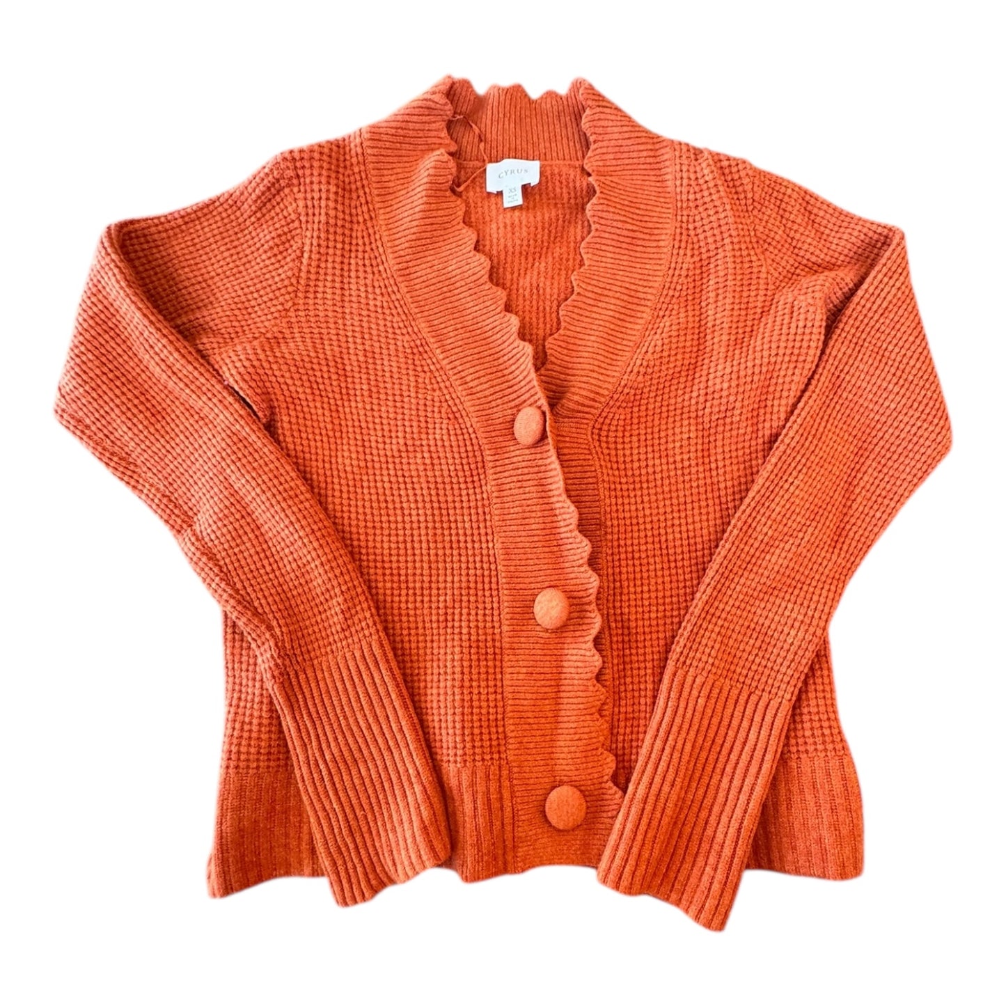 Sweater Cardigan By Cyrus In Orange, Size:Xs