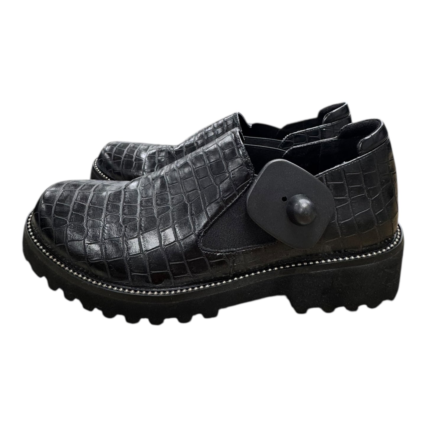 Boots Ankle Heels By Vaneli In Black, Size:8