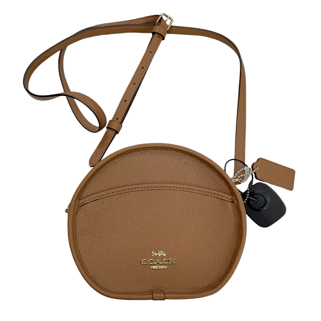 Handbag Designer By Coach In Brown, Size:Small