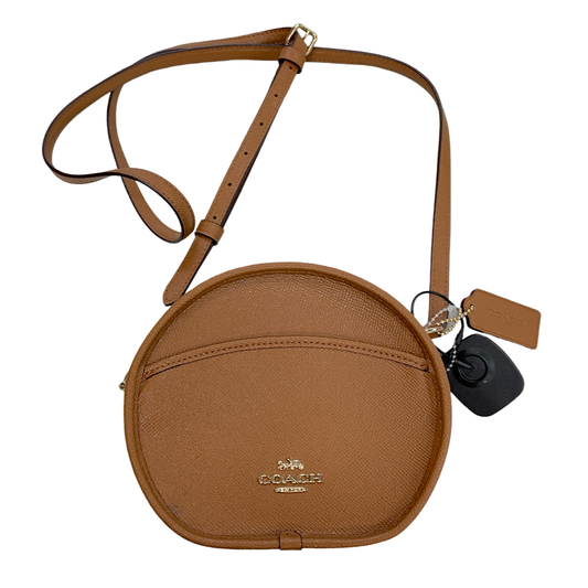 Handbag Designer By Coach In Brown, Size:Small