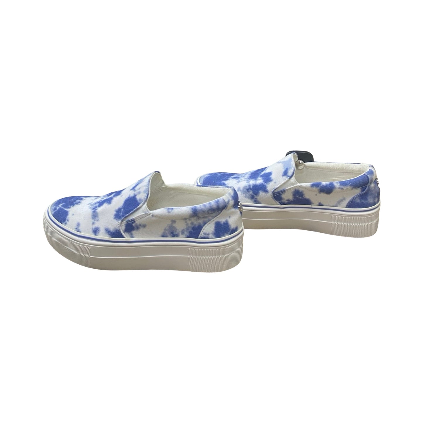 Shoes Sneakers By Steve Madden In Blue & White, Size:6.5