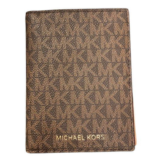 Wallet Designer By Michael Kors In Brown, Size:Medium