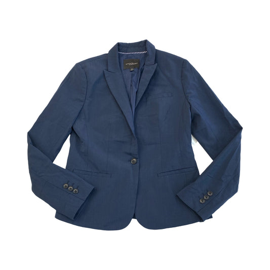 Blazer By Banana Republic In Navy, Size:4